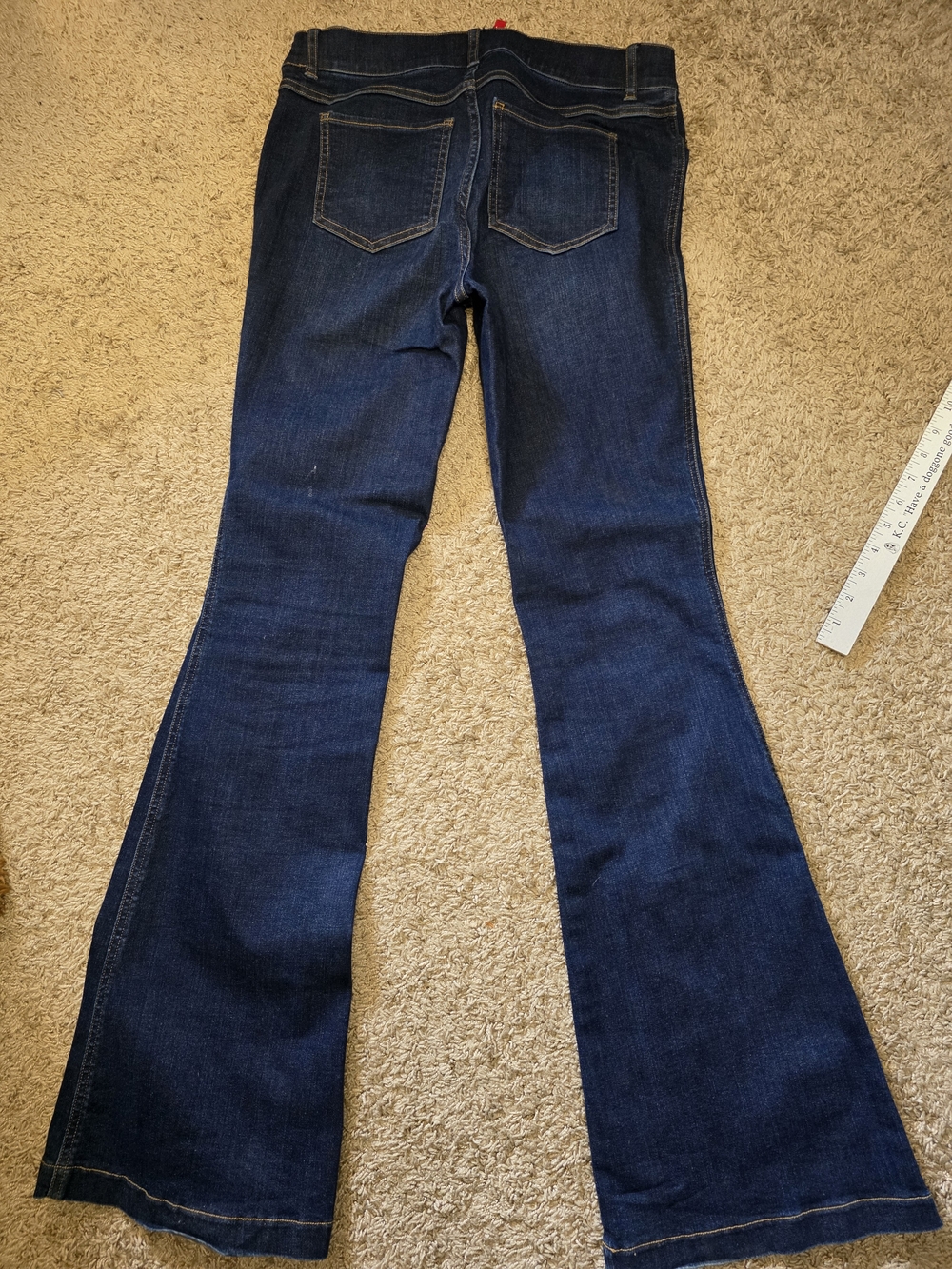 SPANX Deep Indigo High-Rise Bootcut Jeans - Picture 5 of 5